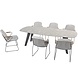4 Seasons Outdoor Montana Veneto keramiek Terrazzo dining tuinset 240x103xH75 cm 7 delig antraciet 4 Seasons Outdoor 4 Seasons Outdoor Montana Veneto keramiek Terrazzo dining tuinset 240x103xH75 cm 7 delig antraciet 4 Seasons Outdoor
