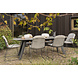 4 Seasons Outdoor Montana Veneto keramiek Terrazzo dining tuinset 240x103xH75 cm 7 delig antraciet 4 Seasons Outdoor 4 Seasons Outdoor Montana Veneto keramiek Terrazzo dining tuinset 240x103xH75 cm 7 delig antraciet 4 Seasons Outdoor
