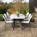 4 Seasons Outdoor Montana Veneto keramiek Terrazzo dining tuinset 240x103xH75 cm 7 delig antraciet 4 Seasons Outdoor 4 Seasons Outdoor Montana Veneto keramiek Terrazzo dining tuinset 240x103xH75 cm 7 delig antraciet 4 Seasons Outdoor
