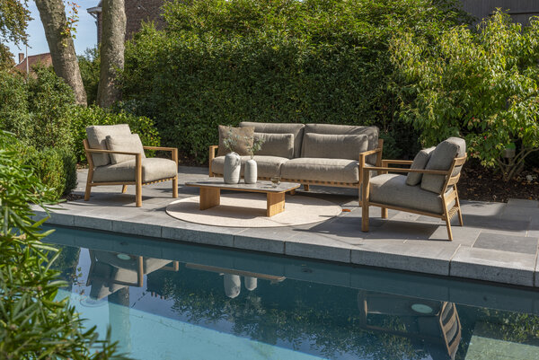 4 Seasons Outdoor Lucas lounge 3-zitsbank natural teak 4 Seasons Outdoor 4 Seasons Outdoor Lucas lounge 3-zitsbank natural teak 4 Seasons Outdoor