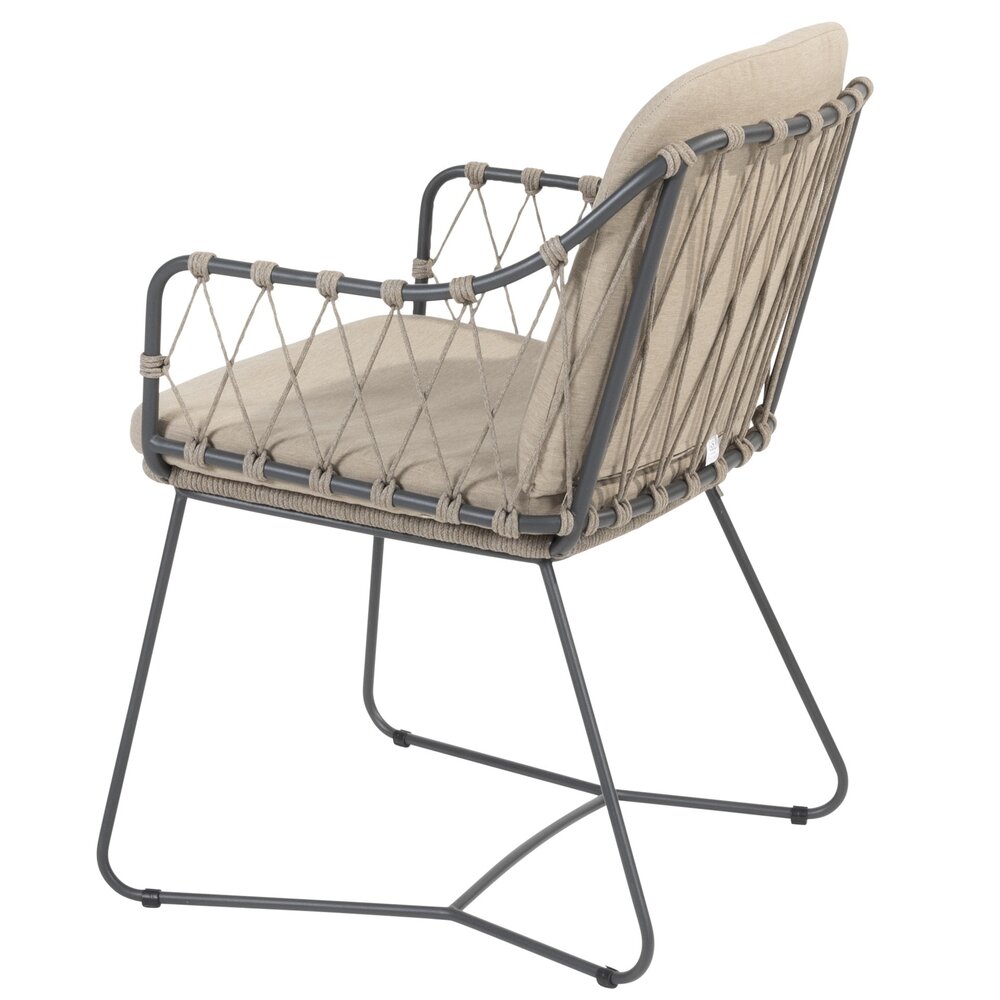 4 Seasons Outdoor Noah Prego dining tuinset 260x100xH75 cm 7 delig taupe 4 Seasons Outdoor