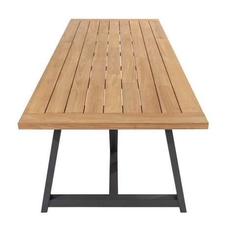 4 Seasons Outdoor Noah Prego dining tuinset 260x100xH75 cm 7 delig taupe 4 Seasons Outdoor