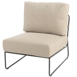 4 Seasons Outdoor Prego modular middenelement antraciet taupe 4 Seasons Outdoor Prego modular middenelement antraciet taupe