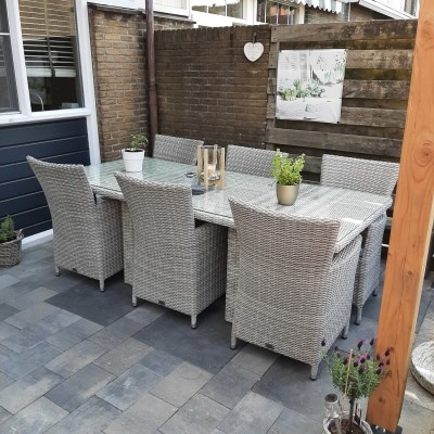 Waterpret in de achtertuin