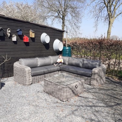 Wel of geen veranda in de tuin Wel of geen veranda in de tuin