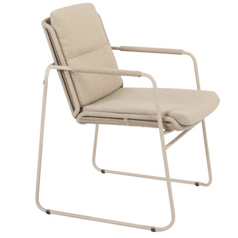 Taste 4SO Parma dining tuinstoel stapelbaar latte Taste 4SO Taste 4SO Parma dining tuinstoel stapelbaar latte Taste 4SO