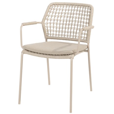 Taste 4SO Barista Prado dining tuinset 160 cm rond 7 delig latte teak 4 Seasons Outdoor Taste 4SO Barista Prado dining tuinset 160 cm rond 7 delig latte teak 4 Seasons Outdoor