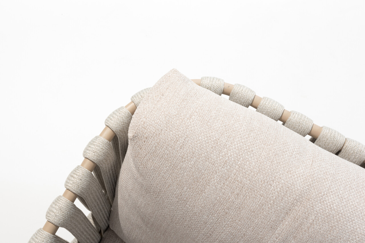 Taste 4SO Eva stoel bank loungeset 3 delig latte rope Taste 4SO Taste 4SO Eva stoel bank loungeset 3 delig latte rope Taste 4SO