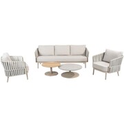 Taste 4SO Eva stoel bank loungeset 5 delig latte rope Taste 4SO