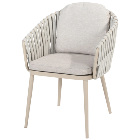 Taste 4SO Manolo Eva dining tuinset 240x103xH75 cm 7 delig latte Taste 4SO Taste 4SO Manolo Eva dining tuinset 240x103xH75 cm 7 delig latte Taste 4SO