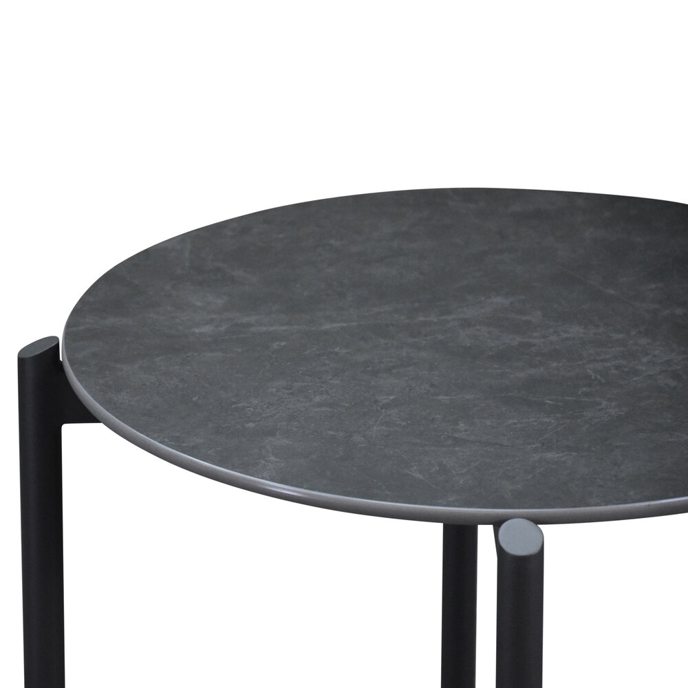 AVH-Collectie Tucson bijzettafel 67cm rond H45cm antraciet AVH-Collectie Tucson bijzettafel 67cm rond H45cm antraciet