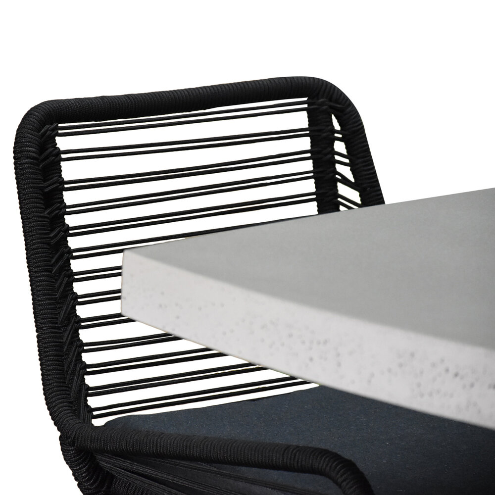 AVH-Collectie Salo Zenia dining tuinset 240x110xH77 cm 7 delig polystone AVH-Collectie Salo Zenia dining tuinset 240x110xH77 cm 7 delig polystone