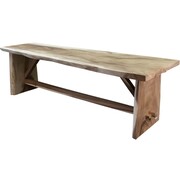 AVH-Collectie Boomstamtafel 260x70-80xH77,5 cm – bladdikte 6 cm geschoord