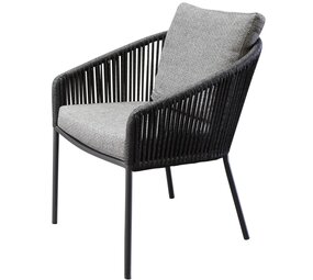 AVH-Collectie Brightling dining tuinstoel antraciet rope AVH-Collectie Brightling dining tuinstoel antraciet rope