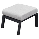 AVH-Collectie Barolo voetenbank antraciet aluminium AVH-Collectie Barolo voetenbank antraciet aluminium