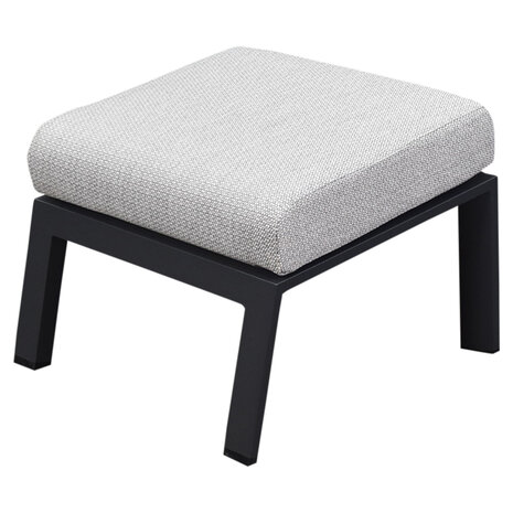 AVH-Collectie Barolo voetenbank antraciet aluminium AVH-Collectie Barolo voetenbank antraciet aluminium