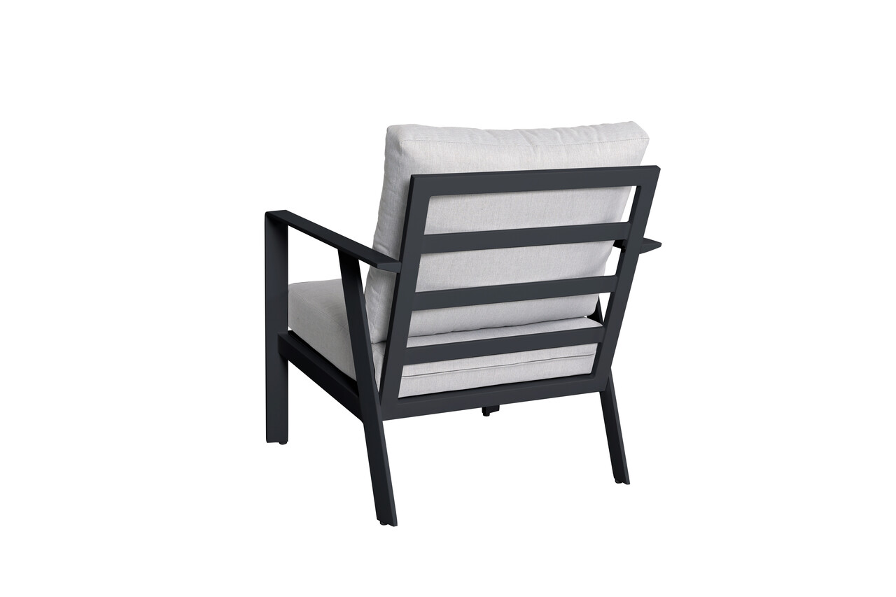 AVH-Collectie Jamaica stoel bank dining loungeset 5 delig aluminium antraciet