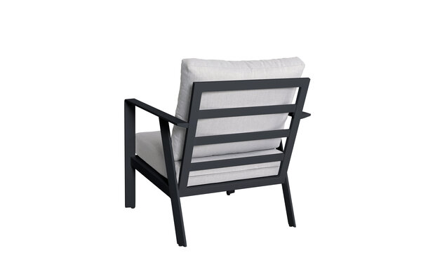 AVH-Collectie Jamaica stoel bank dining loungeset 5 delig aluminium antraciet