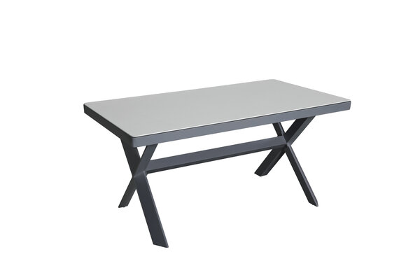 AVH-Collectie Jamaica stoel bank dining loungeset 5 delig aluminium antraciet