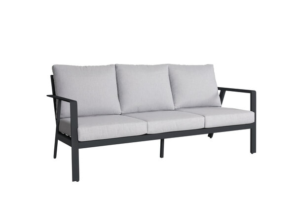 AVH-Collectie Jamaica stoel bank dining loungeset 5 delig aluminium antraciet