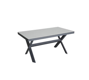 AVH-Collectie Jamaica dining tuintafel 140x80xH67,5 cm antraciet AVH-Collectie Jamaica dining tuintafel 140x80xH67,5 cm antraciet