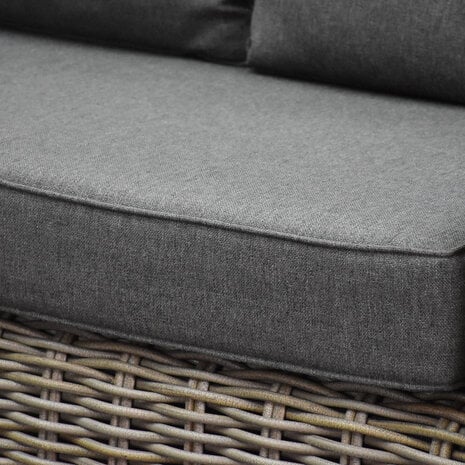 AVH-Collectie Queen hoek loungeset 4 delig grijs wicker AVH-Collectie Queen hoek loungeset 4 delig grijs wicker