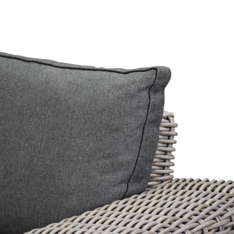 AVH-Collectie Queen hoek loungeset 3 delig grijs wicker AVH-Collectie Queen hoek loungeset 3 delig grijs wicker