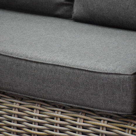 AVH-Collectie Queen hoek loungeset 3 delig grijs wicker AVH-Collectie Queen hoek loungeset 3 delig grijs wicker