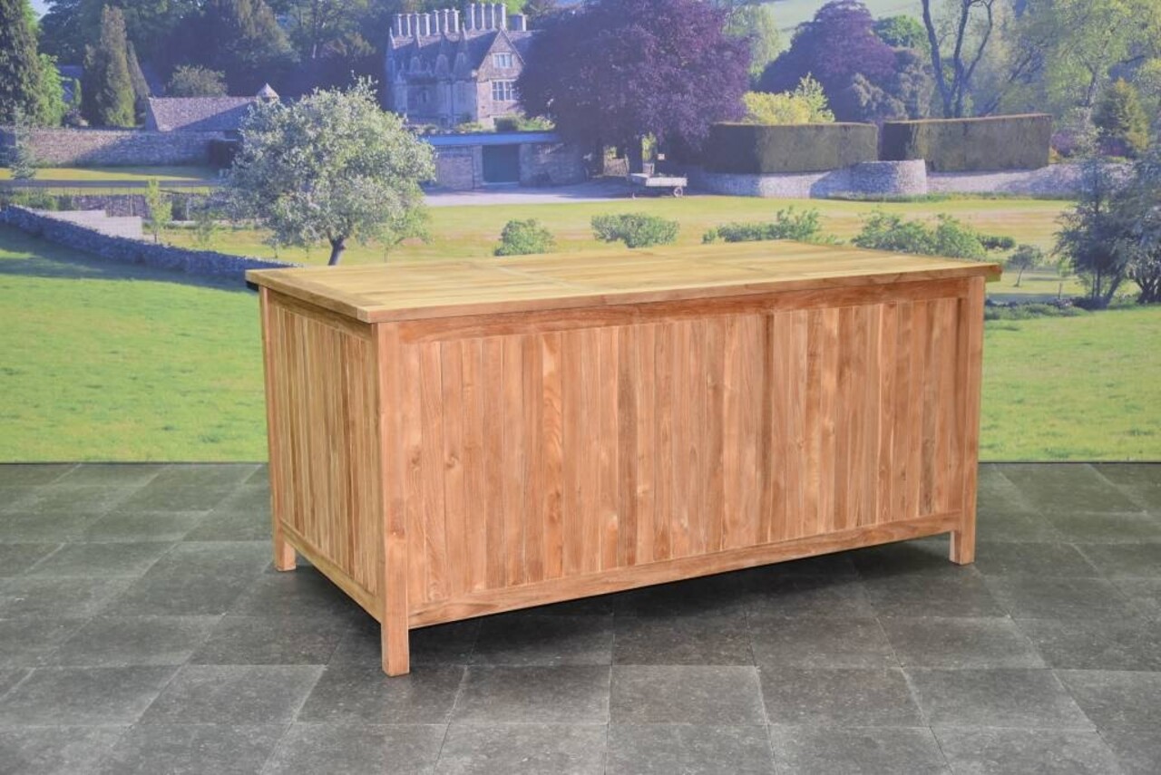 AVH-Collectie Kussenbox opbergbox XL teak 185x100xH85 cm AVH-Collectie Kussenbox opbergbox XL teak 185x100xH85 cm