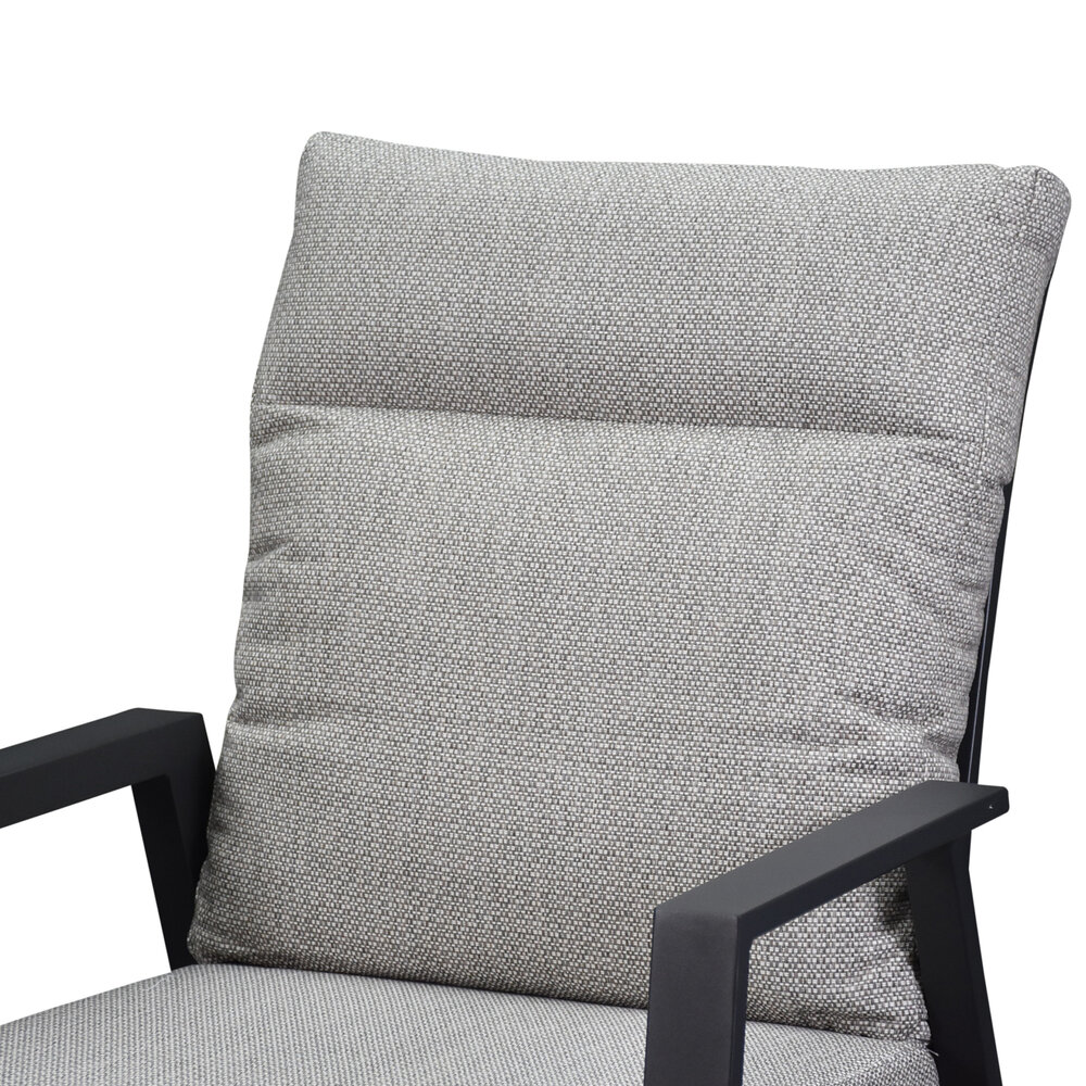 AVH-Collectie Barolo lounge balkonset 5 delig verstelbaar antraciet aluminium AVH-Collectie Barolo lounge balkonset 5 delig verstelbaar antraciet aluminium