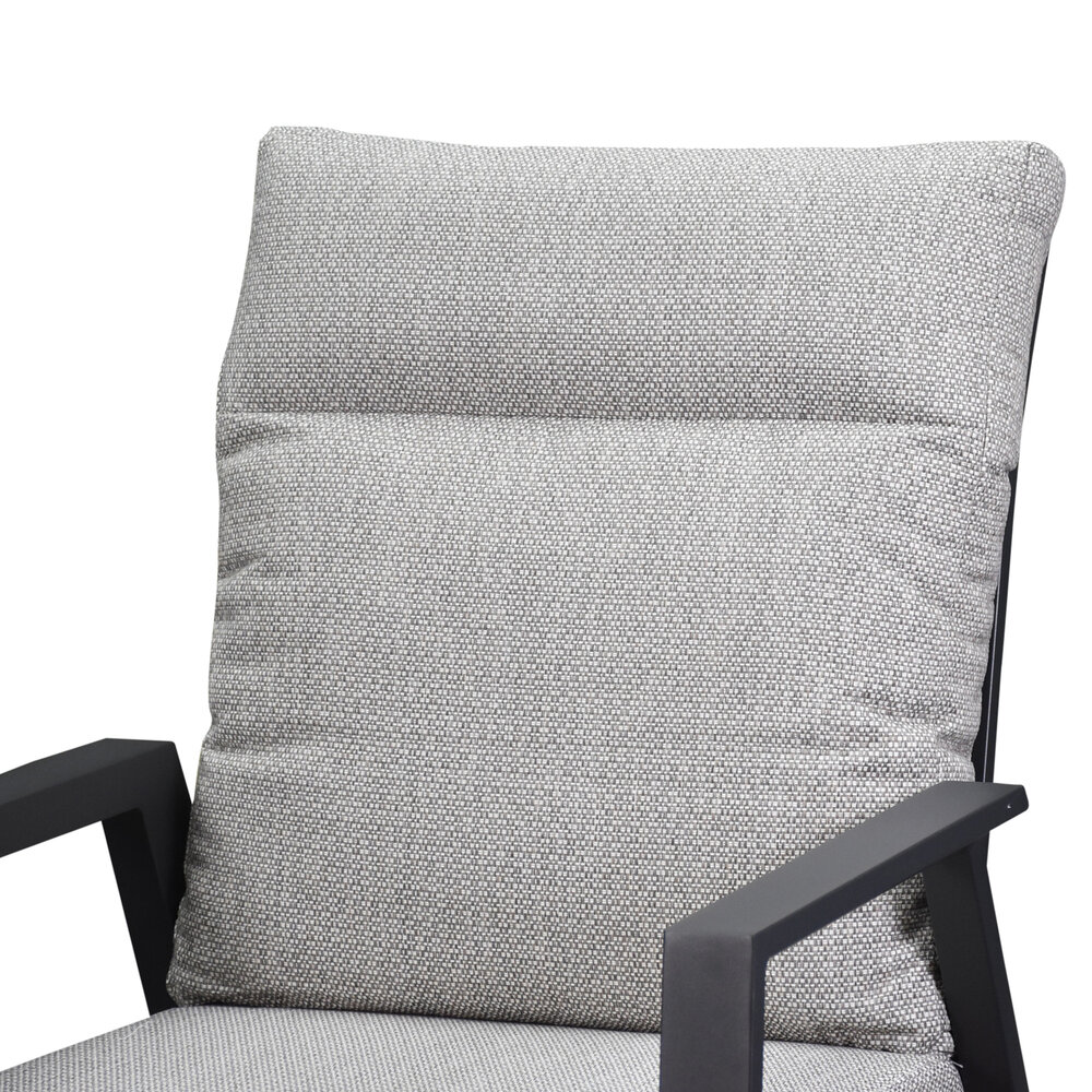 AVH-Collectie Barolo lounge balkonset 3 delig verstelbaar antraciet aluminium AVH-Collectie Barolo lounge balkonset 3 delig verstelbaar antraciet aluminium