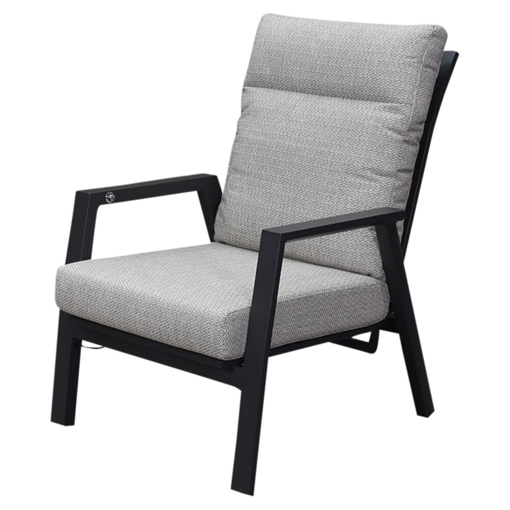 AVH-Collectie Barolo lounge balkonset 3 delig verstelbaar antraciet aluminium AVH-Collectie Barolo lounge balkonset 3 delig verstelbaar antraciet aluminium