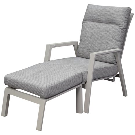 AVH-Collectie Barolo lounge balkonset 2 delig verstelbaar latte creme aluminium AVH-Collectie Barolo lounge balkonset 2 delig verstelbaar latte creme aluminium