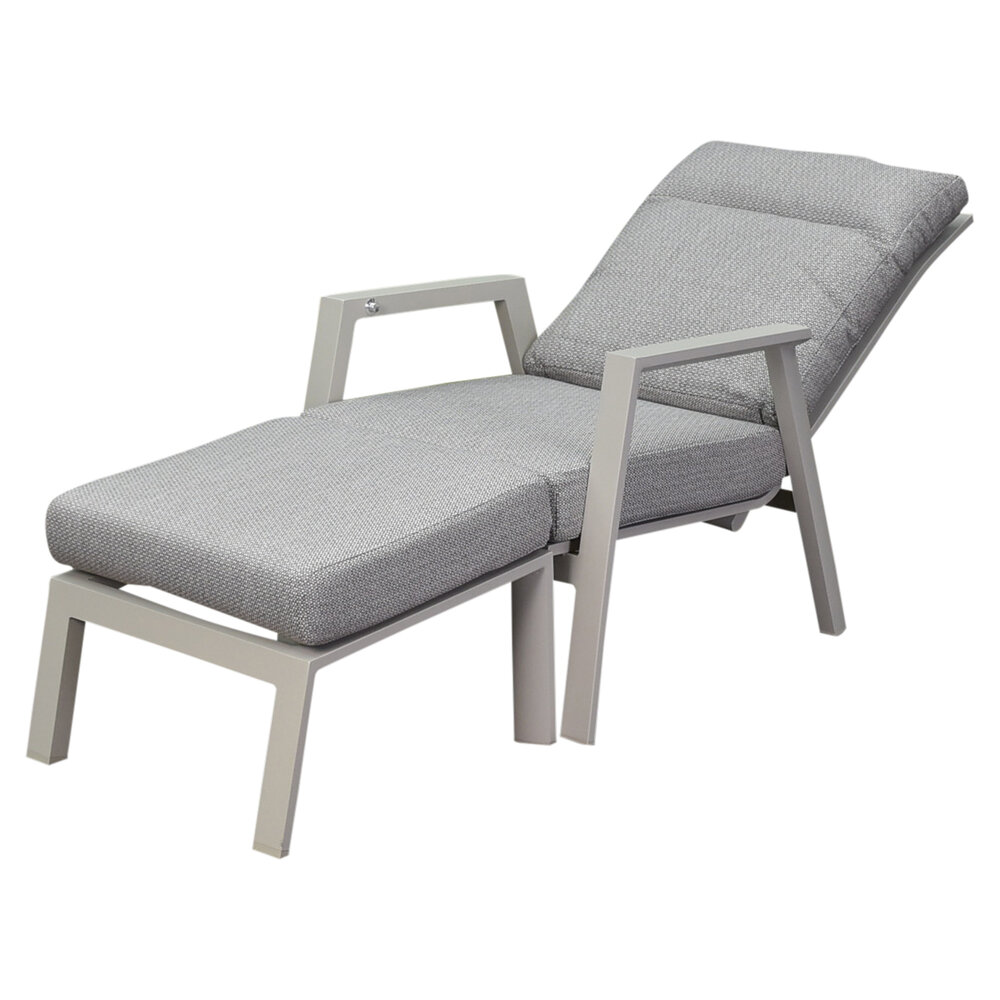 AVH-Collectie Barolo lounge balkonset 2 delig verstelbaar latte creme aluminium AVH-Collectie Barolo lounge balkonset 2 delig verstelbaar latte creme aluminium