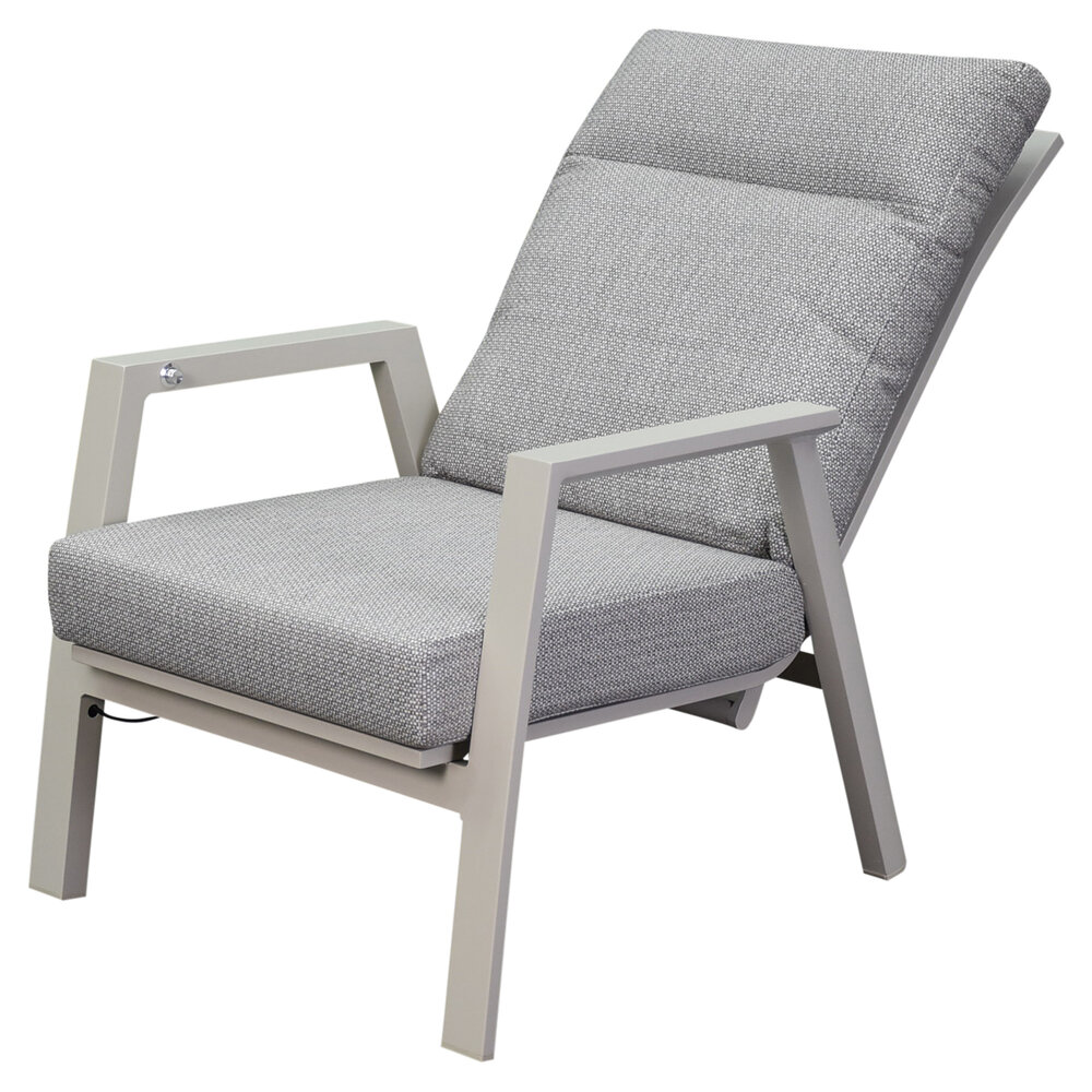 AVH-Collectie Barolo lounge balkonset 2 delig verstelbaar latte creme aluminium AVH-Collectie Barolo lounge balkonset 2 delig verstelbaar latte creme aluminium