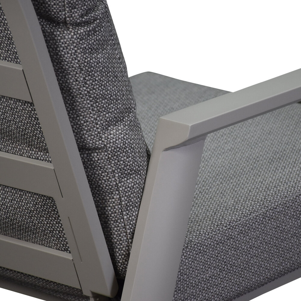 AVH-Collectie Barolo lounge balkonset 4 delig verstelbaar latte zand aluminium AVH-Collectie Barolo lounge balkonset 4 delig verstelbaar latte zand aluminium