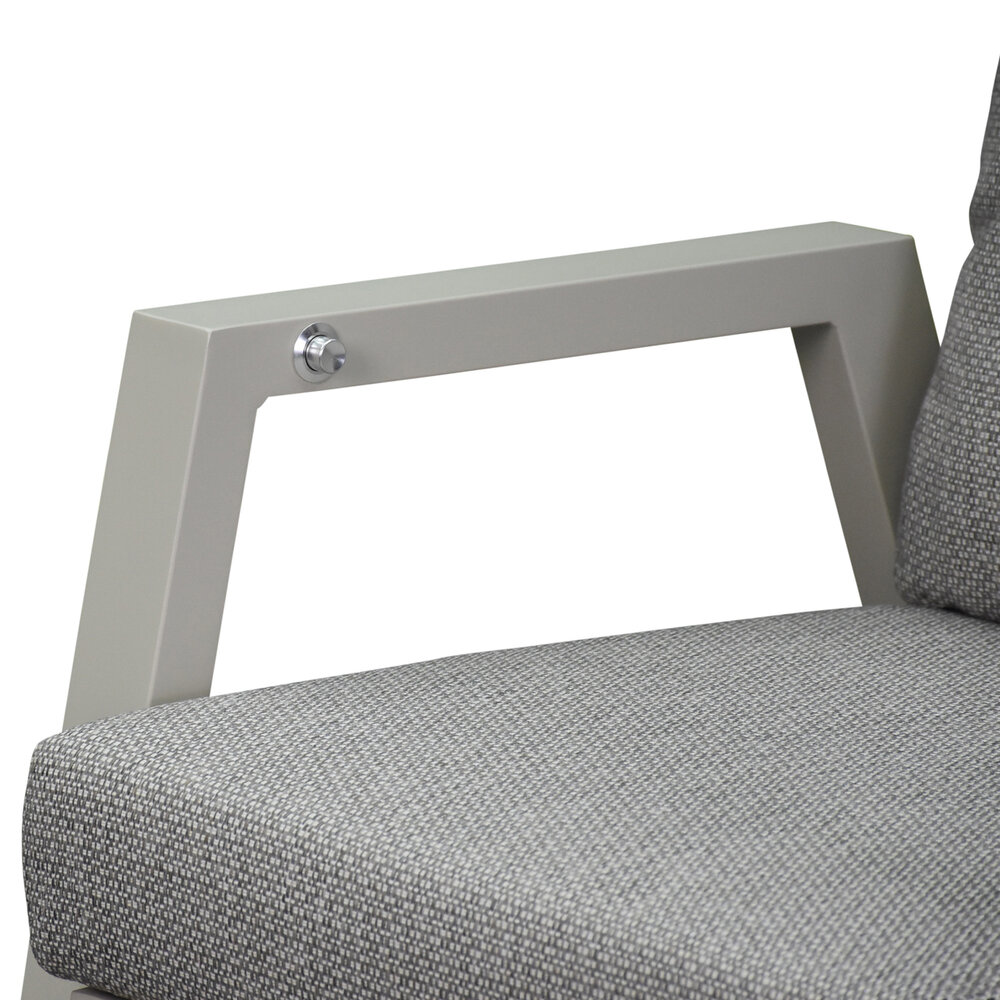 AVH-Collectie Barolo lounge balkonset 3 delig verstelbaar latte zand aluminium AVH-Collectie Barolo lounge balkonset 3 delig verstelbaar latte zand aluminium