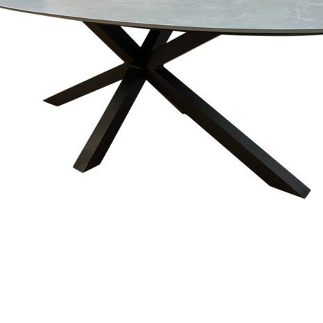 AVH-Collectie Puccini dining tuintafel 220x120 cm ovaal keramisch blad AVH-Collectie Puccini dining tuintafel 220x120 cm ovaal keramisch blad