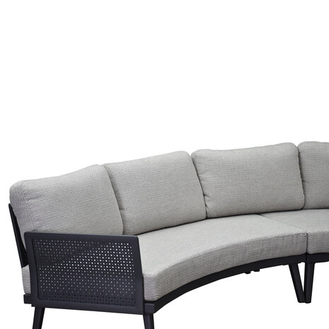 AVH-Collectie Primitivo hoek loungeset 2 delig antraciet aluminium AVH-Collectie Primitivo hoek loungeset 2 delig antraciet aluminium