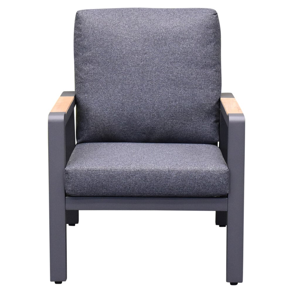 AVH-Collectie Costa Rica lounge tuinstoel aluminium antraciet AVH-Collectie Costa Rica lounge tuinstoel aluminium antraciet