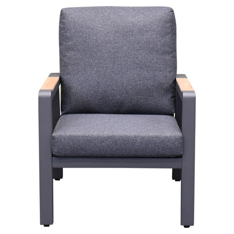 AVH-Collectie Costa Rica lounge tuinstoel aluminium antraciet AVH-Collectie Costa Rica lounge tuinstoel aluminium antraciet