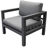 AVH-Collectie Sunshine lounge tuinstoel aluminium antraciet AVH-Collectie Sunshine lounge tuinstoel aluminium antraciet