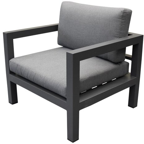 AVH-Collectie Sunshine lounge tuinstoel aluminium antraciet AVH-Collectie Sunshine lounge tuinstoel aluminium antraciet