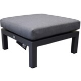 AVH-Collectie Sunshine voetenbank aluminium antraciet AVH-Collectie Sunshine voetenbank aluminium antraciet