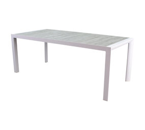 AVH-Collectie New Delhi dining tuintafel 220x100xH74,5 cm wit AVH-Collectie New Delhi dining tuintafel 220x100xH74,5 cm wit