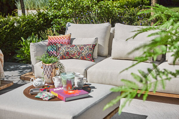 SUNS Bora stoel bank loungeset 4 delig naturel gravel SUNS SUNS Bora stoel bank loungeset 4 delig naturel gravel SUNS