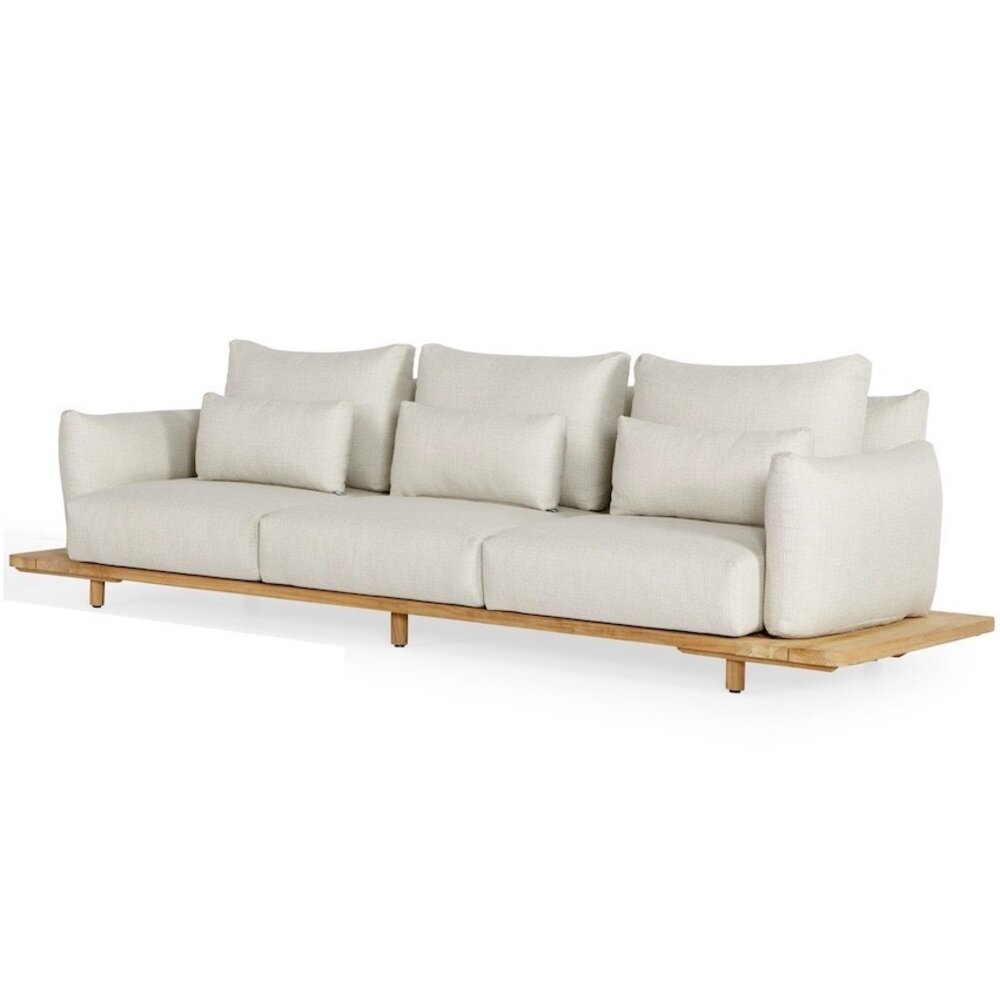 SUNS Bora stoel bank loungeset 4 delig naturel gravel SUNS SUNS Bora stoel bank loungeset 4 delig naturel gravel SUNS