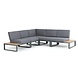AVH-Collectie Faro hoek loungeset modulair 6 delig antraciet aluminium AVH-Collectie Faro hoek loungeset modulair 6 delig antraciet aluminium
