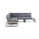 AVH-Collectie Faro hoek loungeset modulair 6 delig antraciet aluminium AVH-Collectie Faro hoek loungeset modulair 6 delig antraciet aluminium