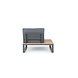 AVH-Collectie Faro hoek loungeset modulair 6 delig antraciet aluminium AVH-Collectie Faro hoek loungeset modulair 6 delig antraciet aluminium